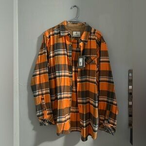 Legendary Whitetails Vibrant Orange Plaid Shirt